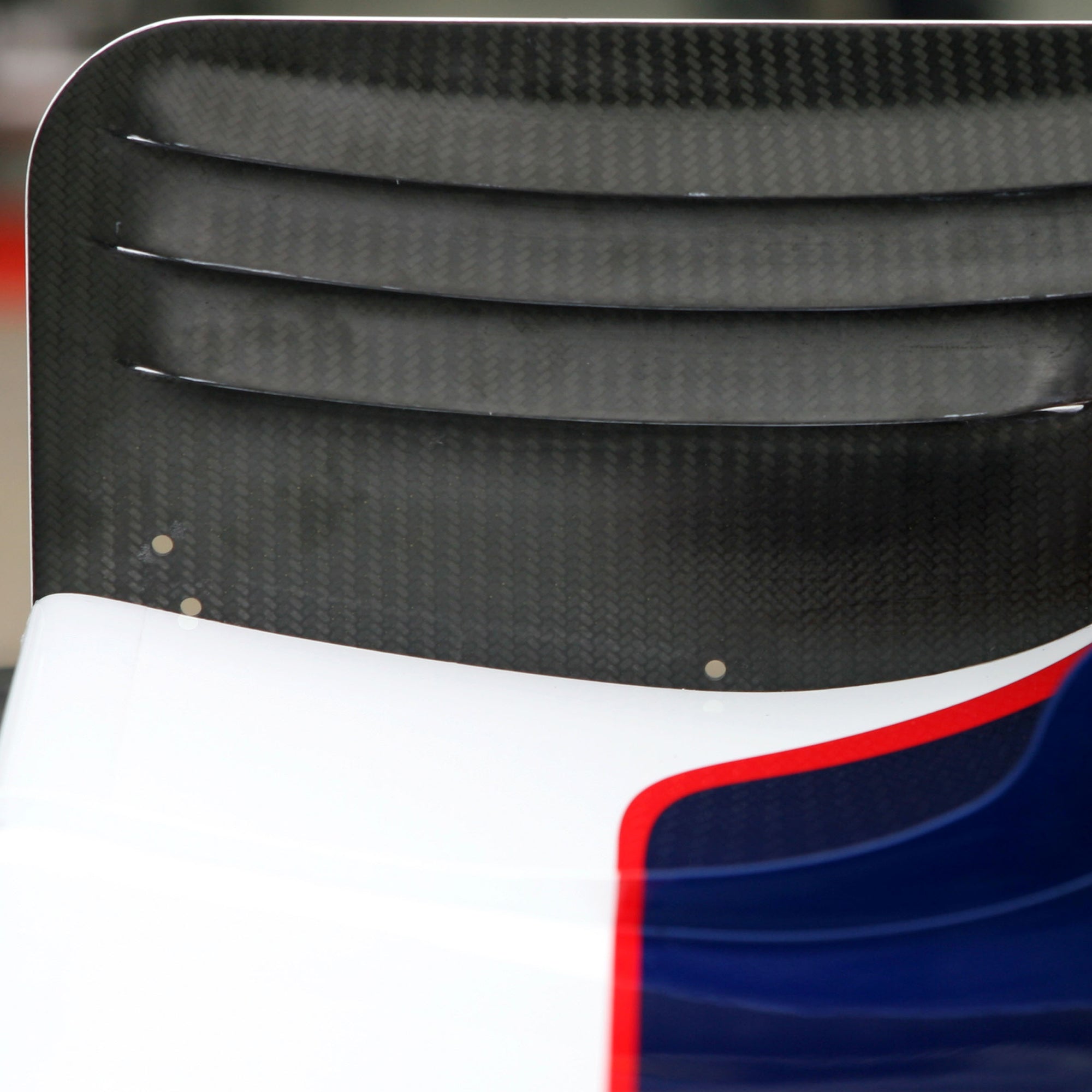 BMW Sauber 2007 Rear Wing Endplate - Bare Carbon RH