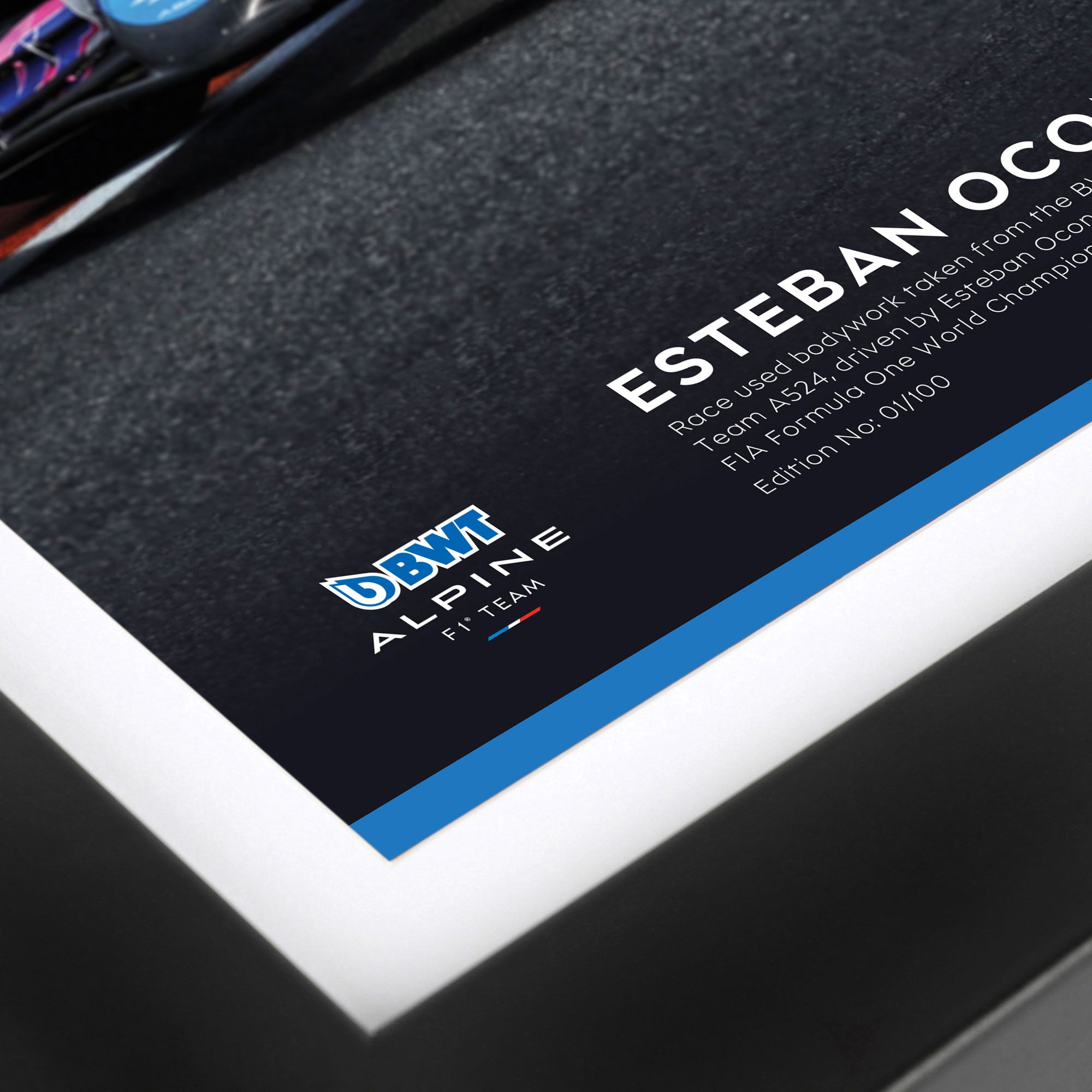 Esteban Ocon 2024 Bodywork & Photo - Limited Edition