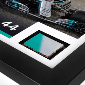 Lewis Hamilton 2017 Abu Dhabi Grand Prix Limited Edition race-used bodywork and photo, authentic Formula 1 memorabilia for collectors