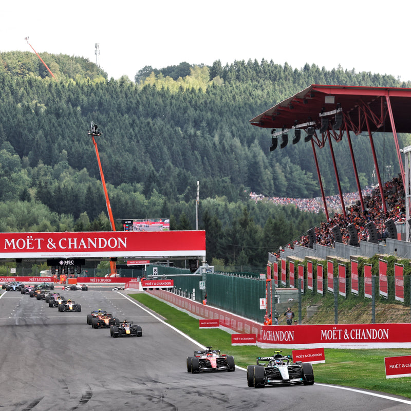 Formula 1 Belgian Grand Prix 2027 personalised chequered flag featuring your chosen name