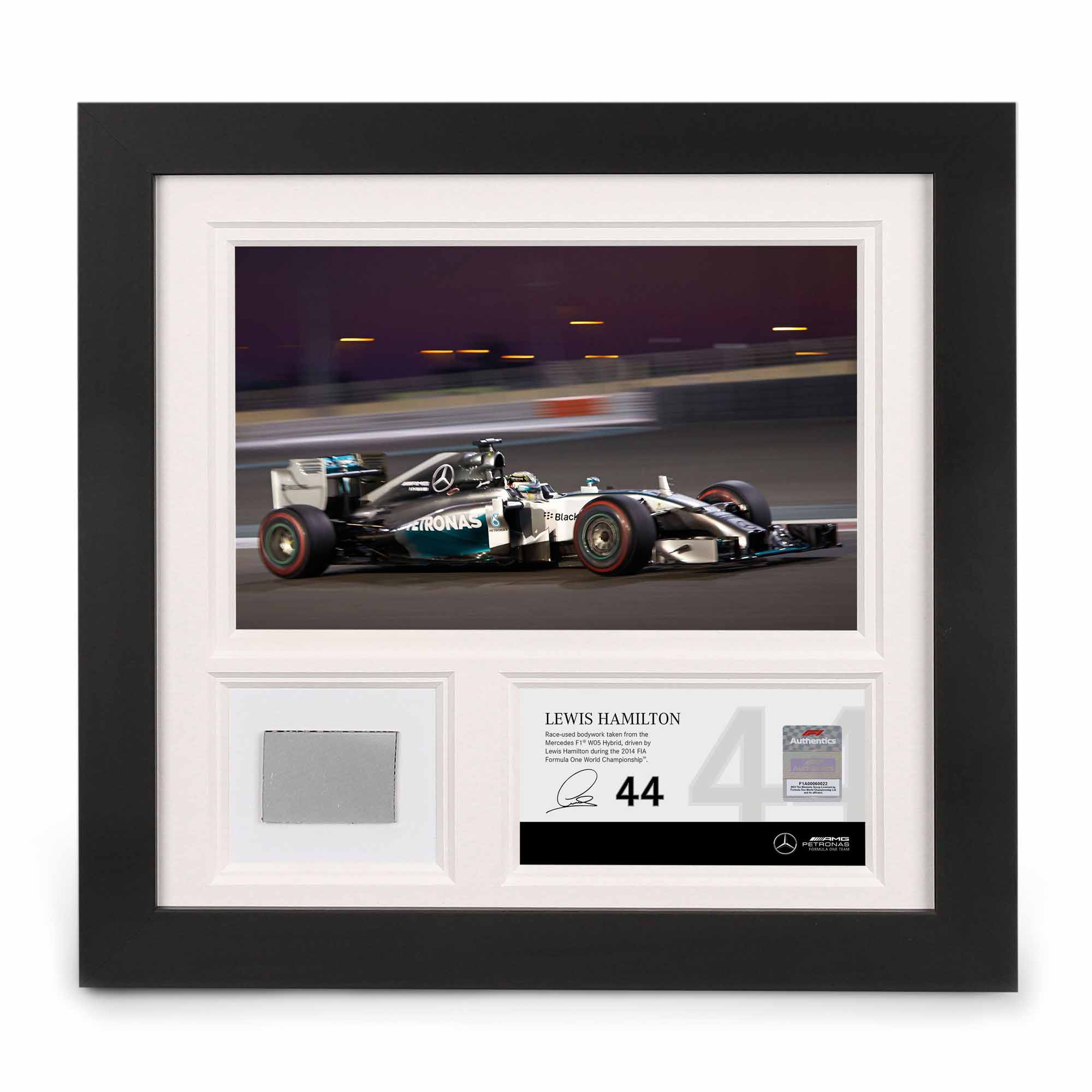 Lewis Hamilton 2014 Bodywork & Photo – Abu Dhabi GP