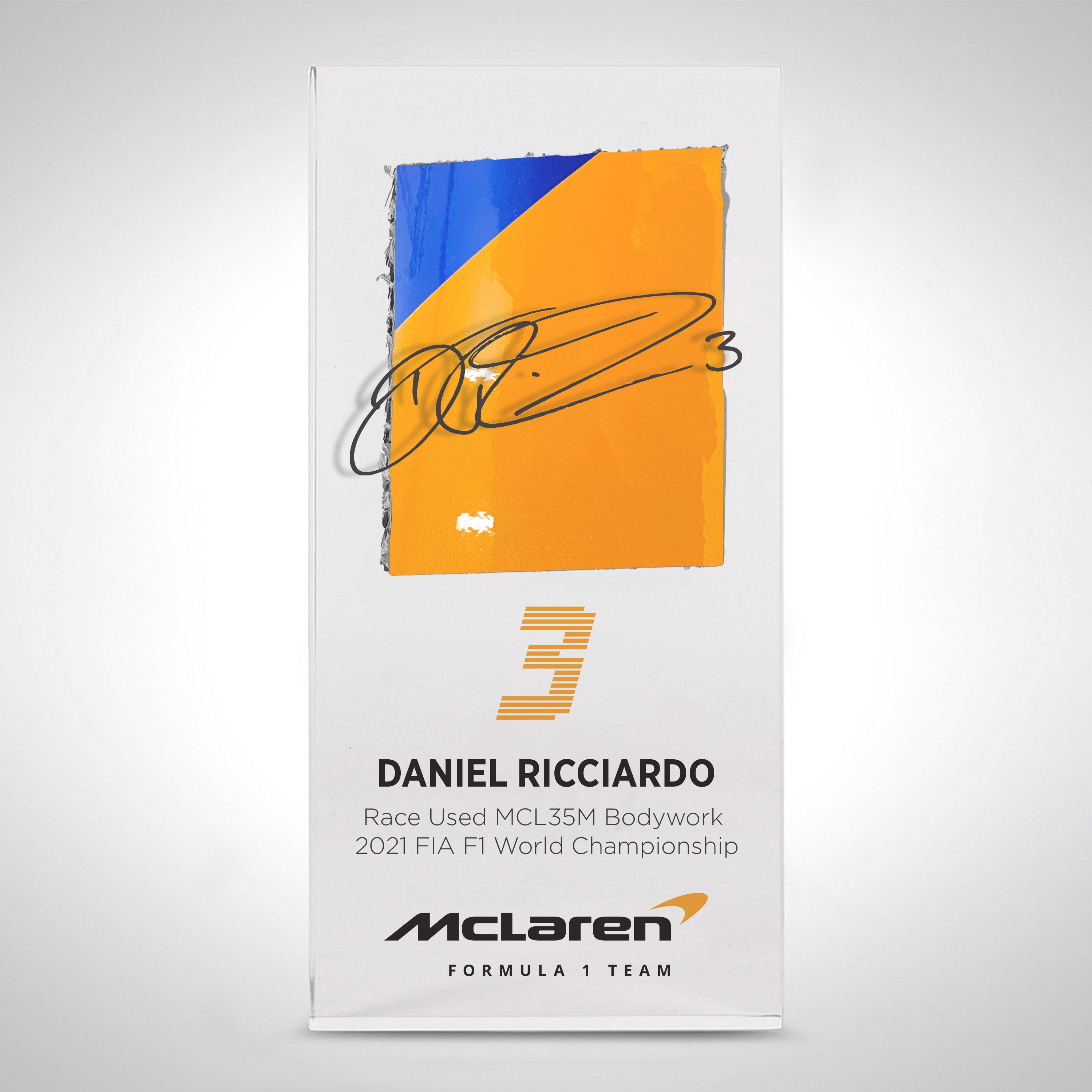 Daniel Ricciardo 2021 Bodywork In Acrylic