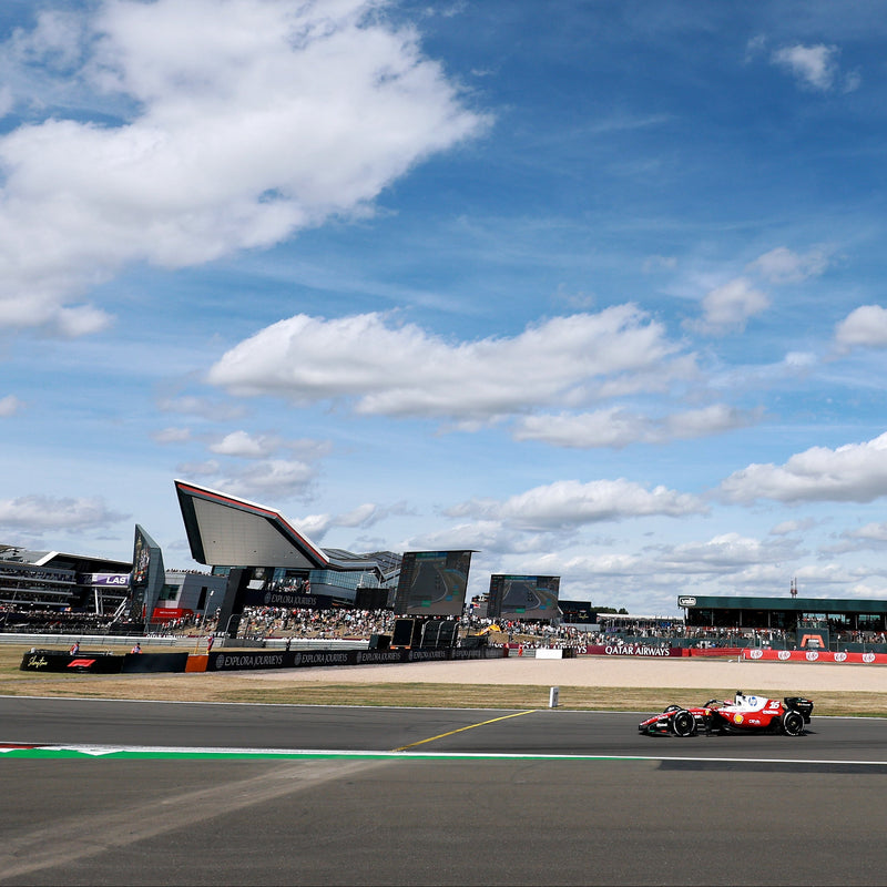 Formula 1 British Grand Prix 2027 personalised chequered flag featuring your chosen name