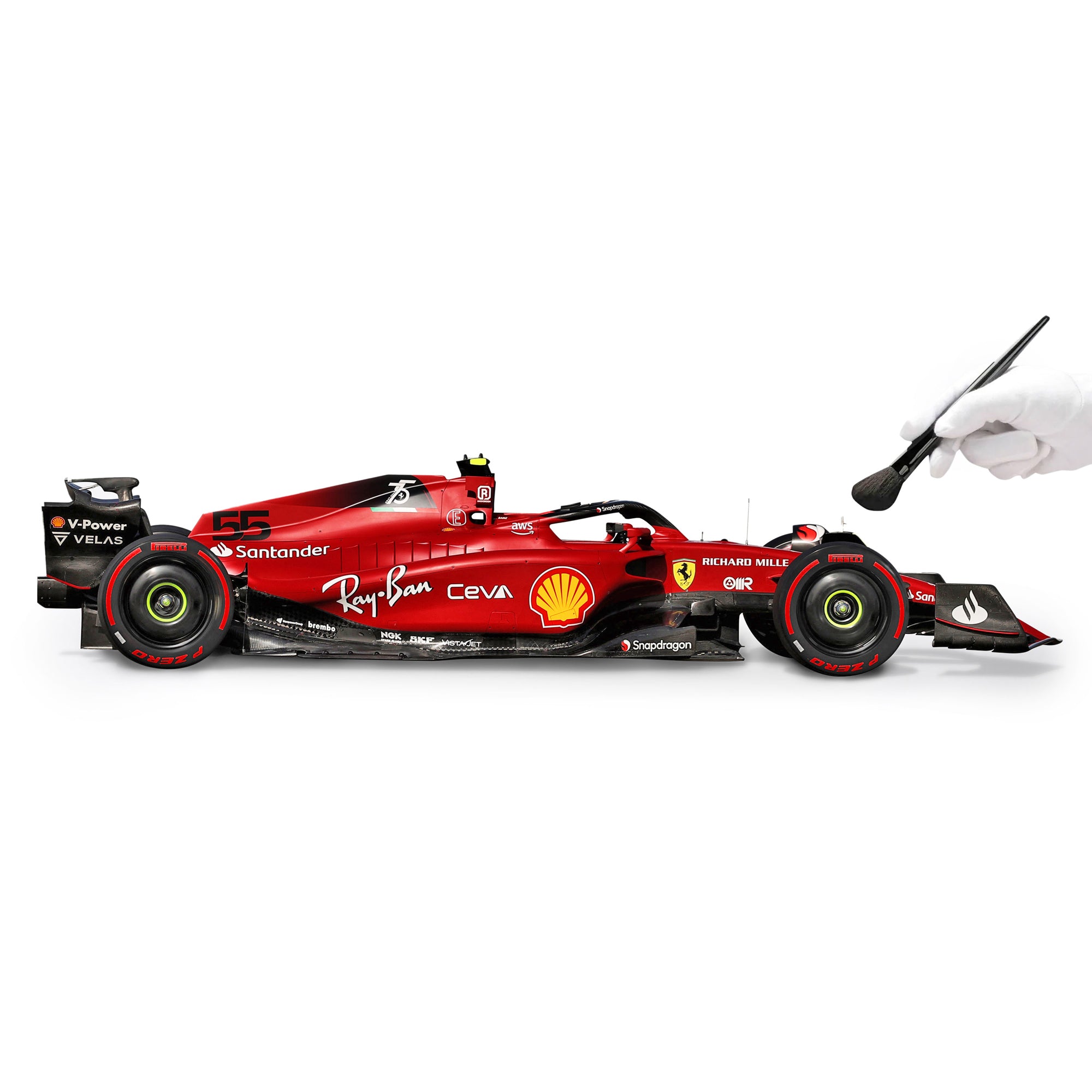 Carlos Sainz 2022 Scuderia Ferrari F1-75 1:8 Scale Model – Bahrain GP