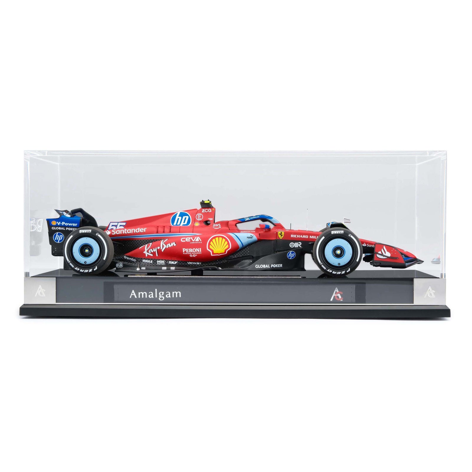 Carlos Sainz 2024 Ferrari SF-24 1:18 Scale Model Miami GP Edition