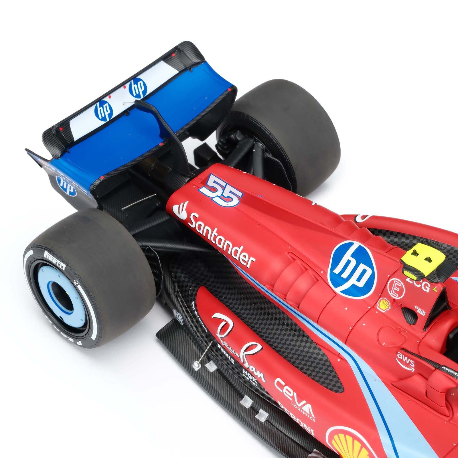 Carlos Sainz 2024 Ferrari SF-24 1:18 Scale Model Miami GP Edition