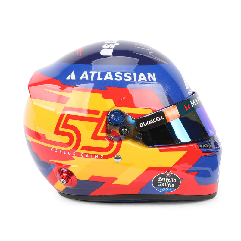 Carlos Sainz 2025 Signed 1:2 Scale Helmet