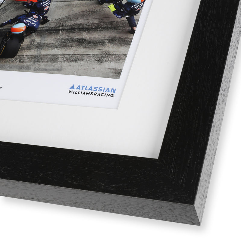 Carlos Sainz 2025 Atlassian Williams Racing Signed Photo - Chinese GP