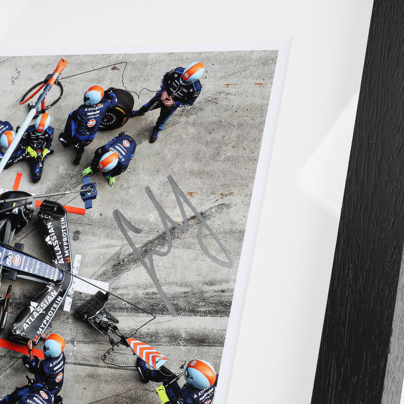 Carlos Sainz 2025 Atlassian Williams Racing Signed Photo - Chinese GP
