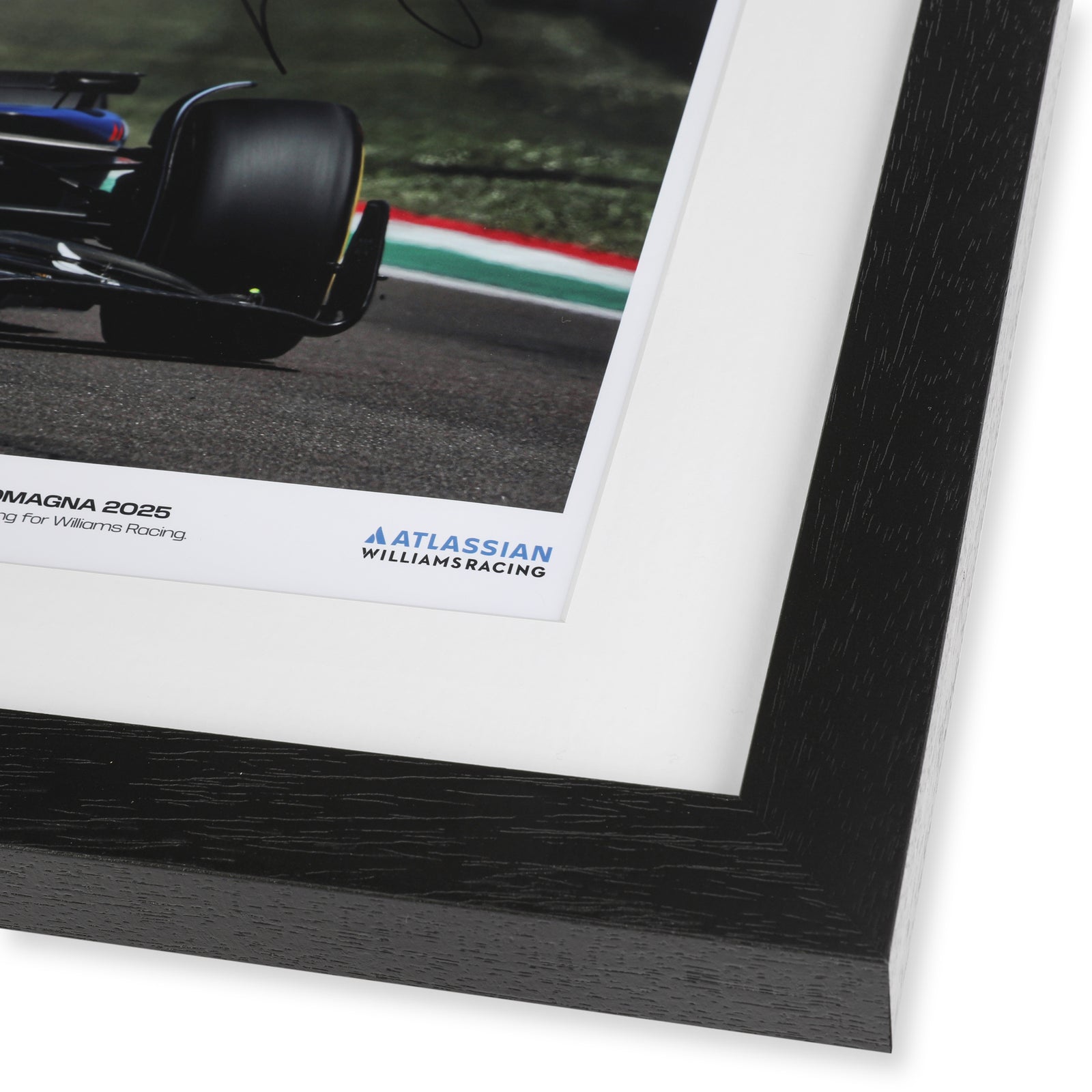 Carlos Sainz 2025 Atlassian Williams Racing Signed Photo - Emilia-Romagna GP