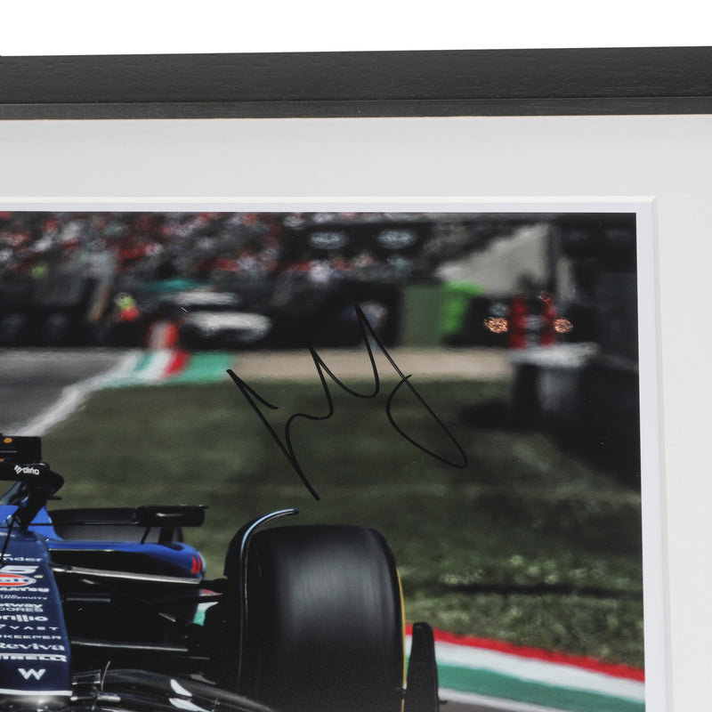 Carlos Sainz 2025 Atlassian Williams Racing Signed Photo - Emilia-Romagna GP
