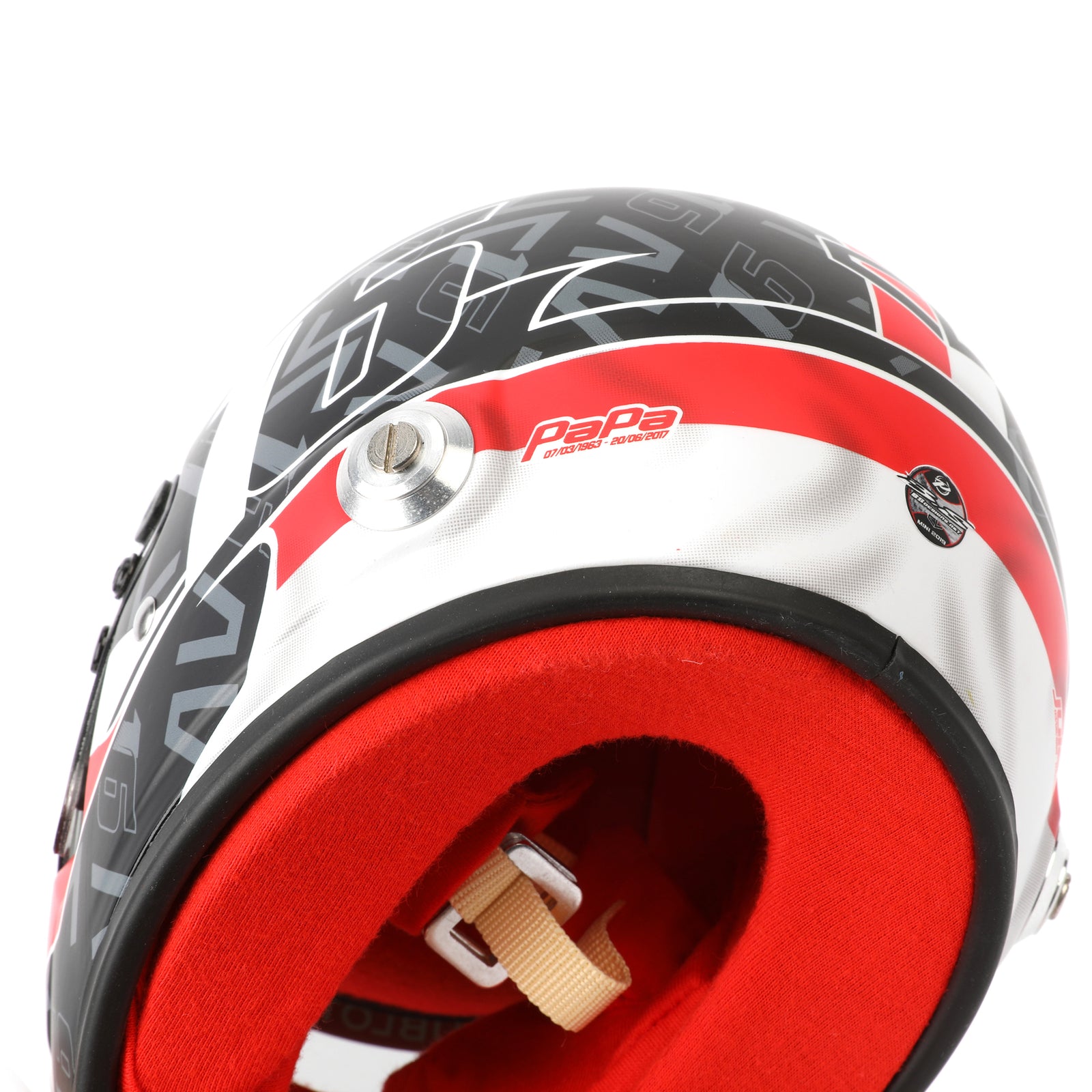 Season Launch LOT 058 - Charles Leclerc 2019 1:2 Signed Mini Helmet