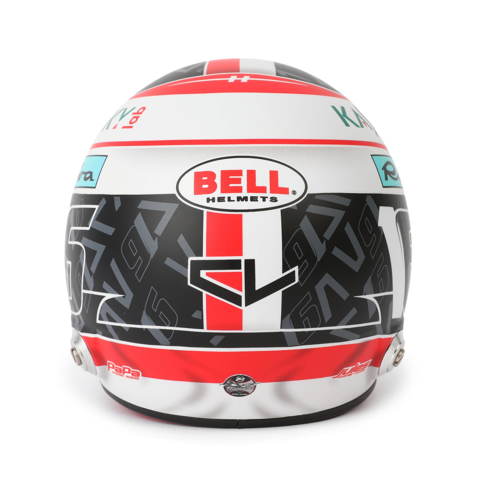 Season Launch LOT 058 - Charles Leclerc 2019 1:2 Signed Mini Helmet