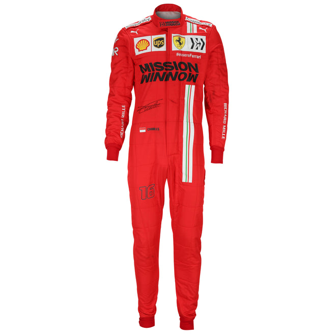 Charles Leclerc 2021 Scuderia Ferrari Race Used Race Suit