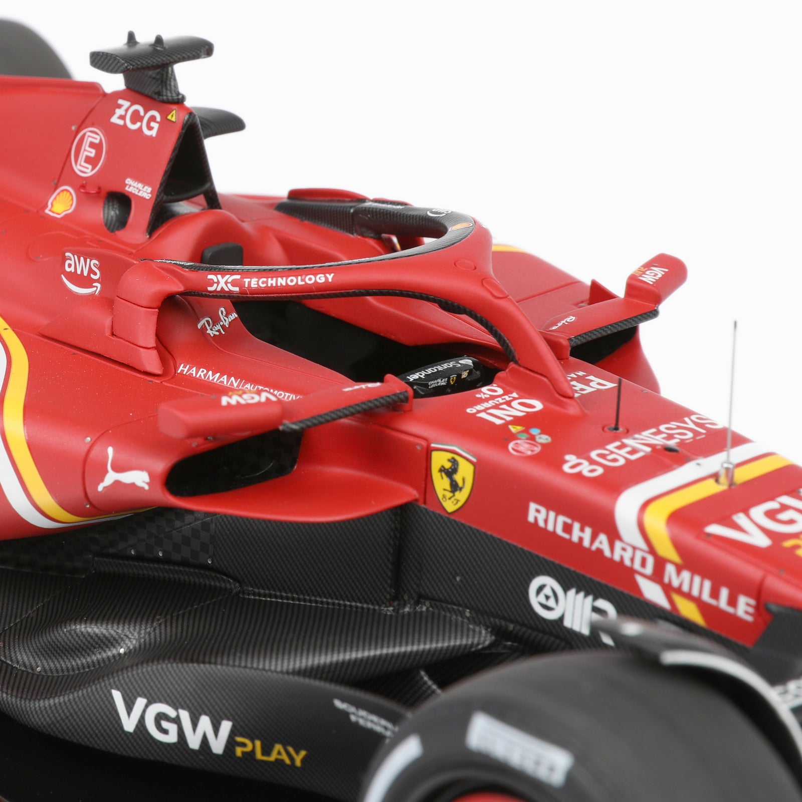 LOT 094 - Charles Leclerc 2024 Ferrari SF-24 1:18 Scale Model