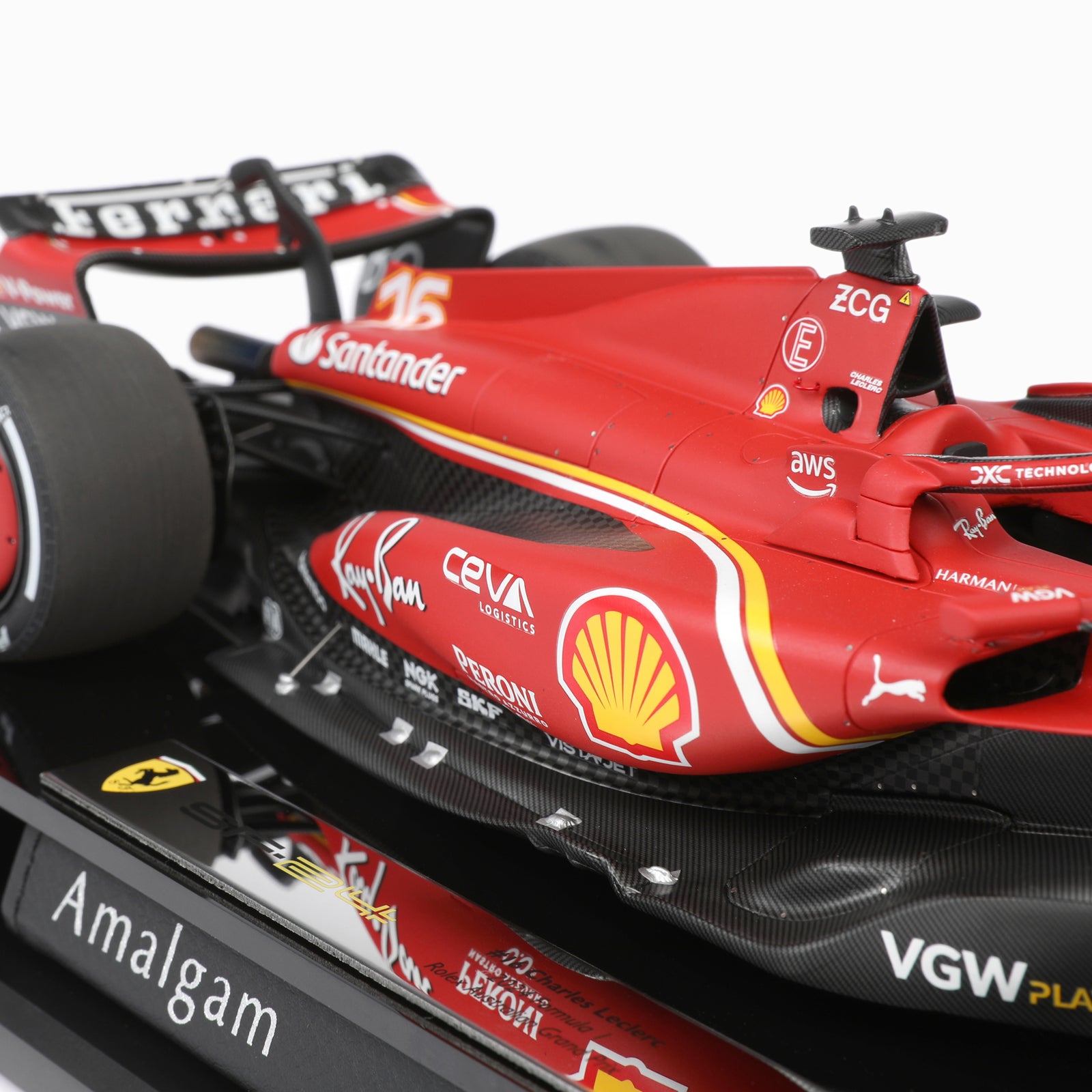 LOT 094 - Charles Leclerc 2024 Ferrari SF-24 1:18 Scale Model