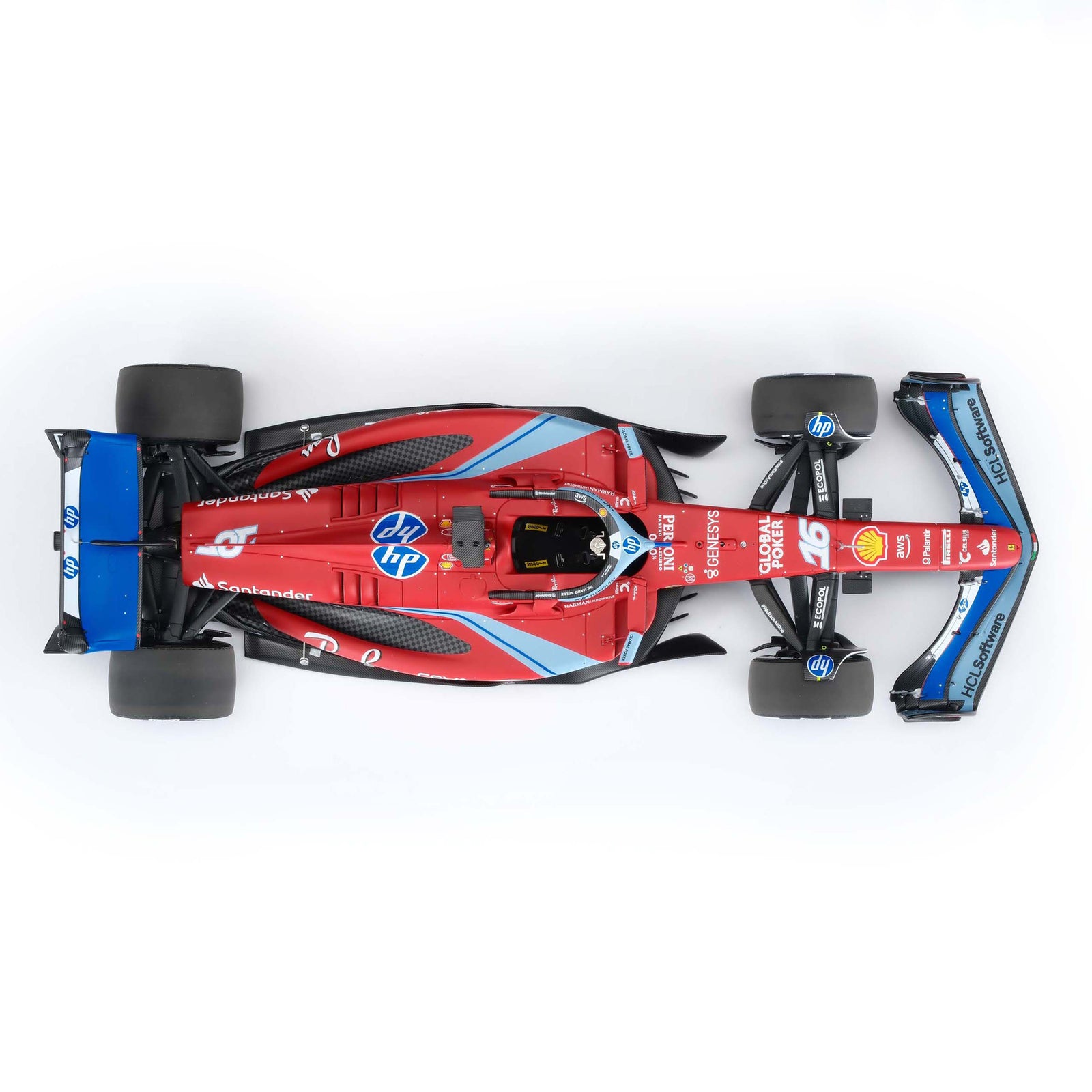 Charles Leclerc 2024 Ferrari SF-24 1:18 Scale Model Miami GP Edition