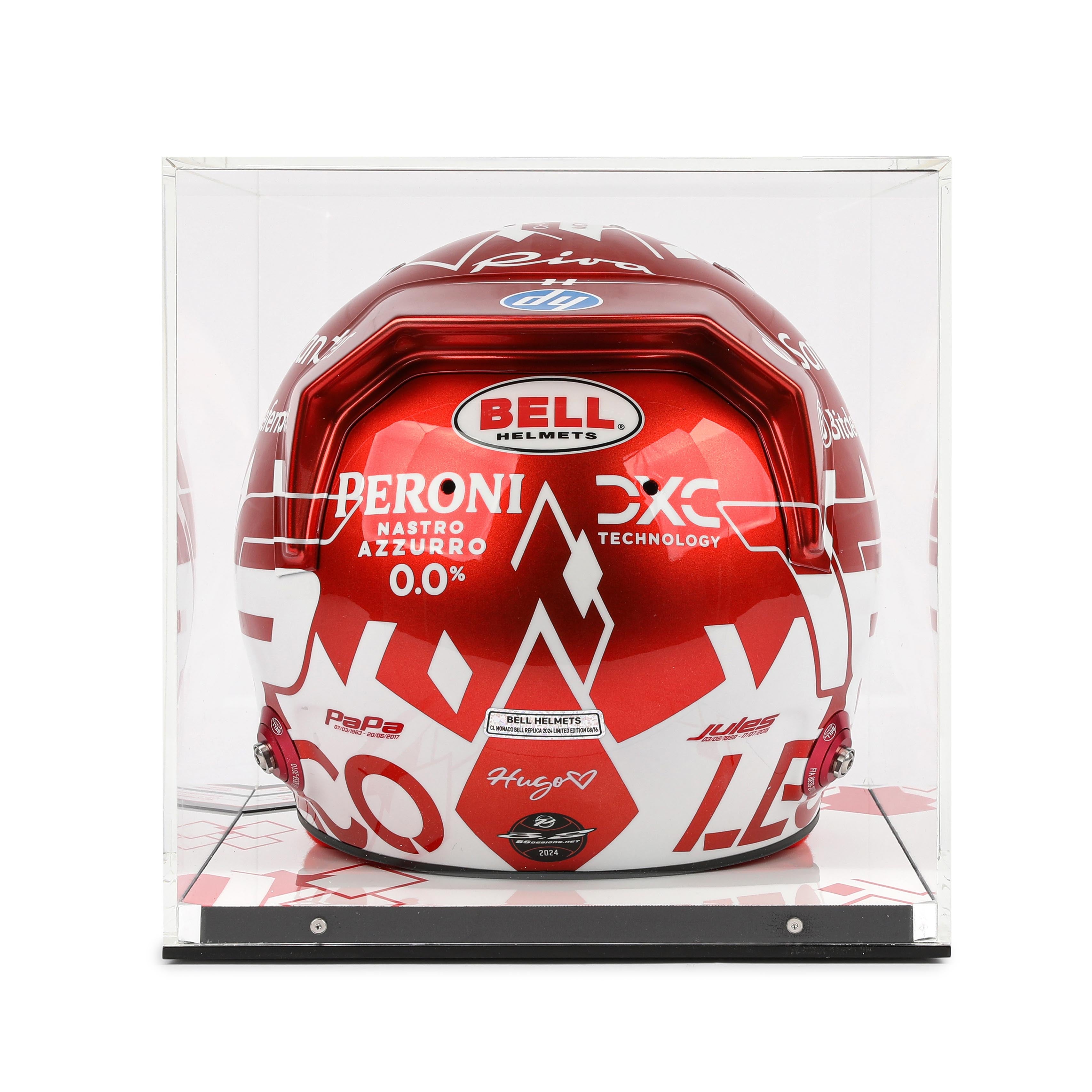 Charles Leclerc 2024 Monaco Grand Prix Signed Official Replica Helmet