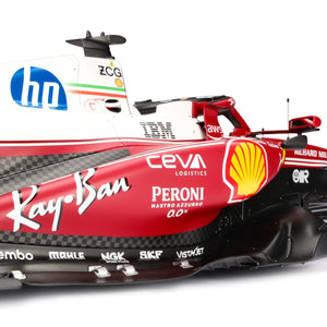 Charles Leclerc 2025 Ferrari SF-25 handcrafted 1:8 scale model by Amalgam Collection for Formula 1 collectors