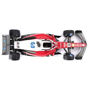 Ferrari SF-25 1:8 scale model of Charles Leclerc's 2025 Italian Grand Prix car by Amalgam Collection