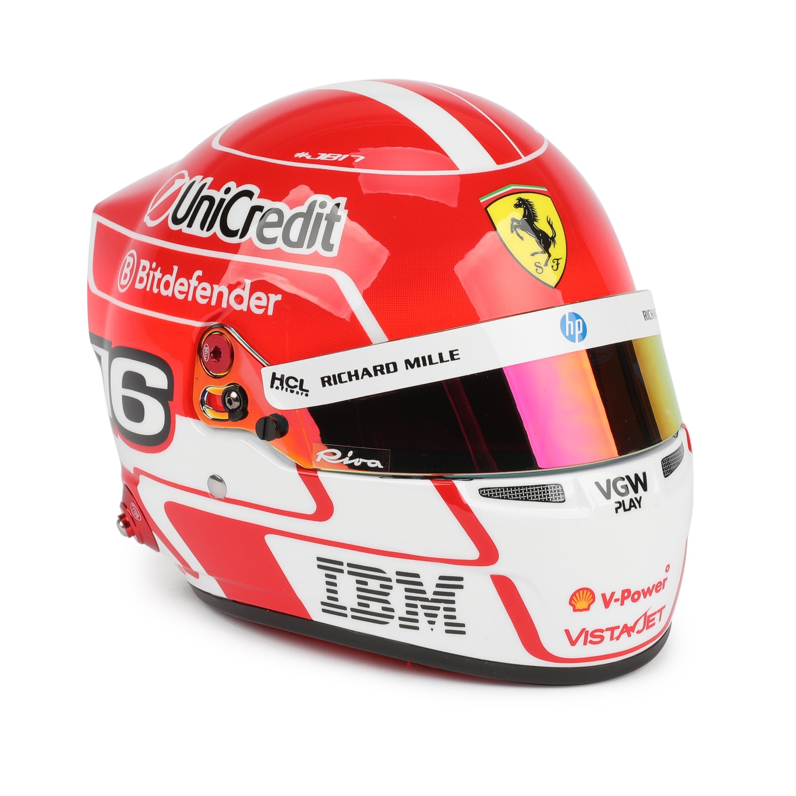 Charles Leclerc 2025 Season Ferrari 1:2 Scale Helmet