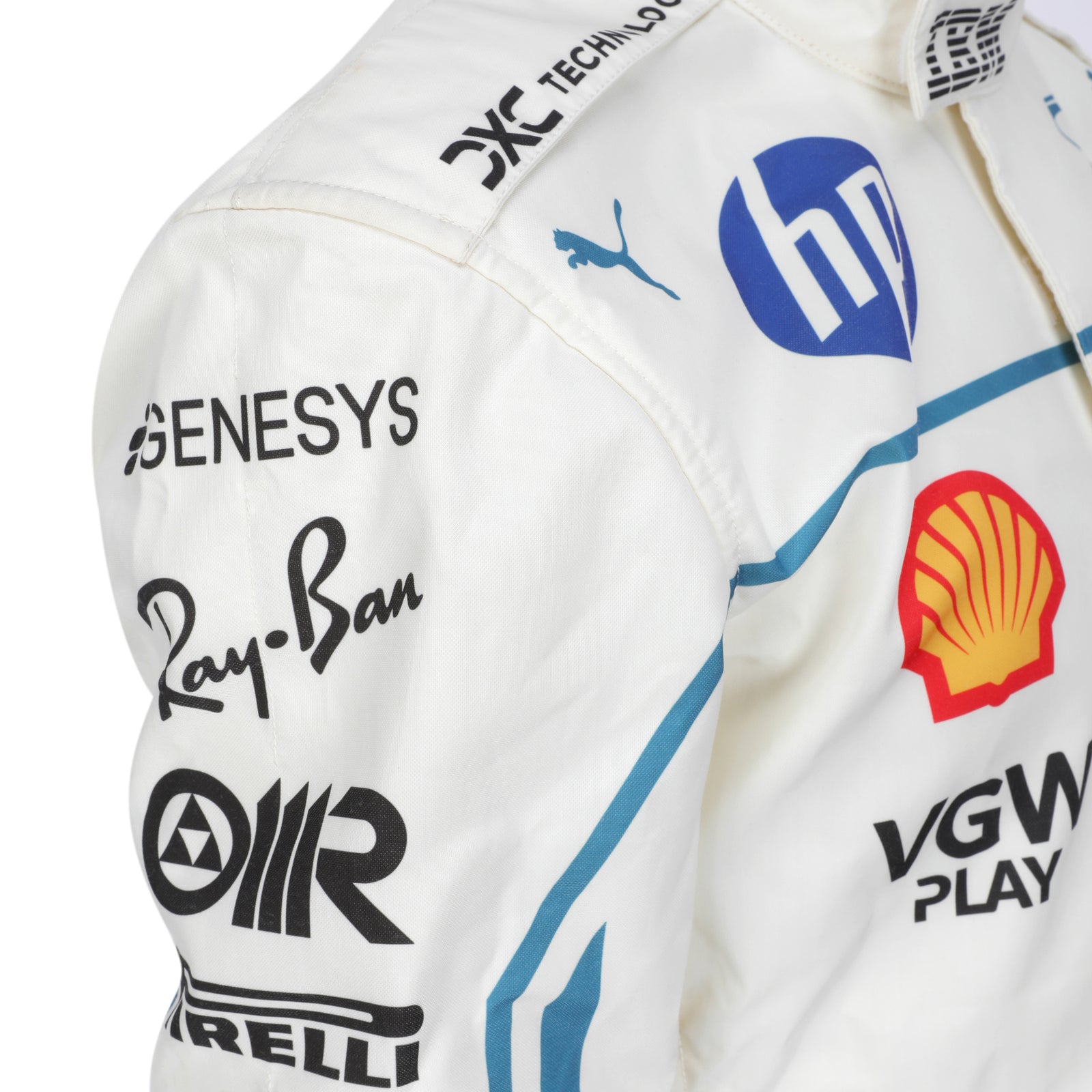 LOT 043 - Charles Leclerc Race-Used 2025 Suit - Monaco GP