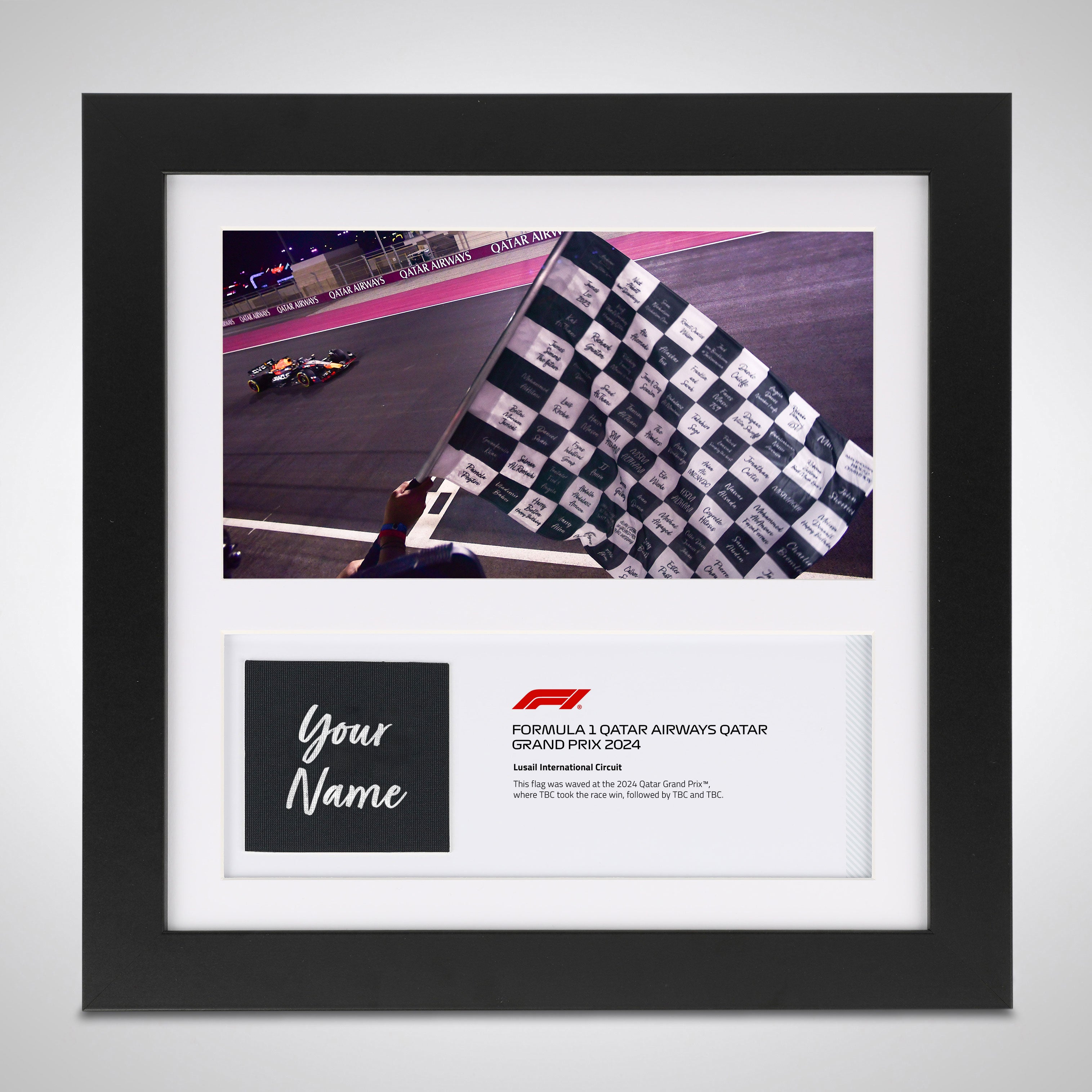 Own The F1® Chequered Flag | Formula 1 Chequered Flag | F1 Authentics