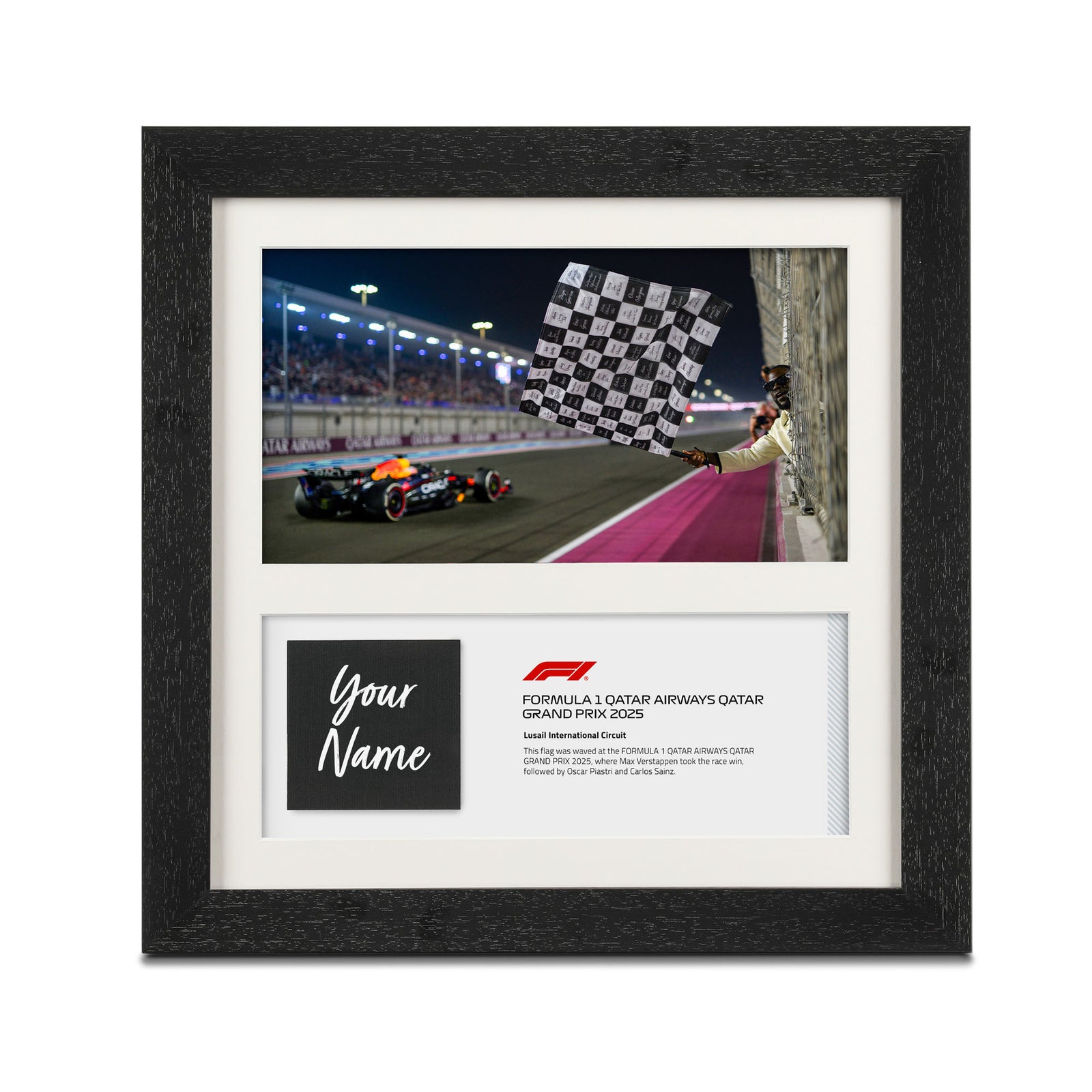 Own the Chequered Flag -  2025 Qatar Grand Prix