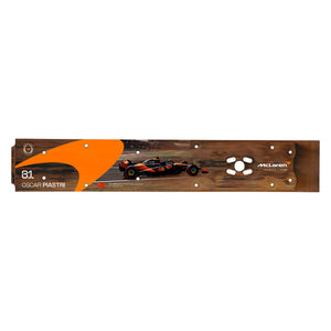Oscar Piastri 2025 McLaren F1 Team sprint race-used rear skid plank wall art from the Chinese Grand Prix authentic Formula 1 memorabilia