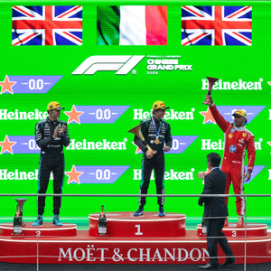 Personalised Chinese GP 2027 F1® chequered flag authentic Formula 1 collector keepsake