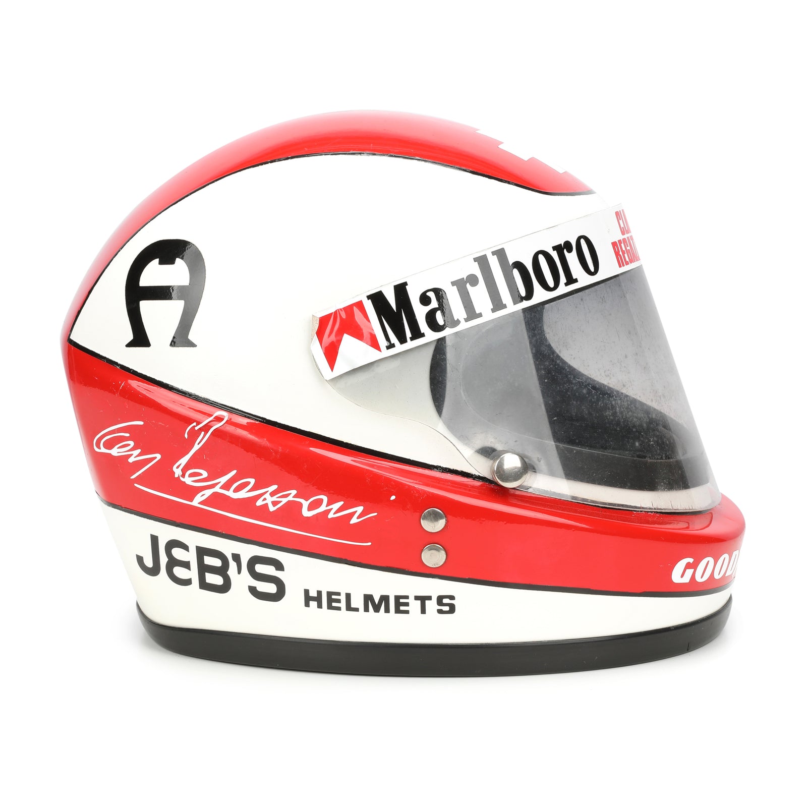 LOT 757 - Clay Regazzoni 1978 Shadow Replica Helmet