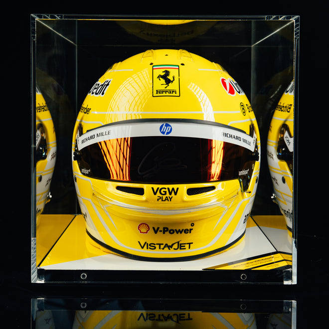 Lewis Hamilton 2025 Ferrari 1:1 Bell Replica Signed Helmet – Italy GP