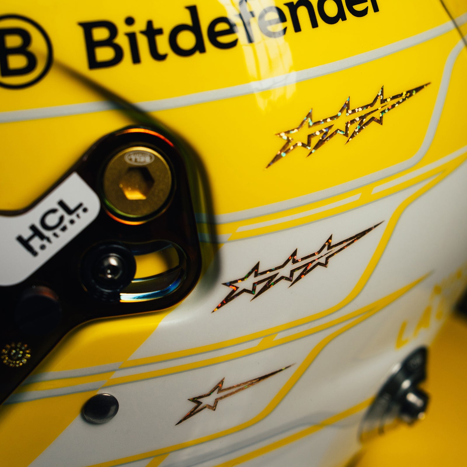 Lewis Hamilton 2025 Ferrari 1:1 Bell Replica Signed Helmet – Italy GP