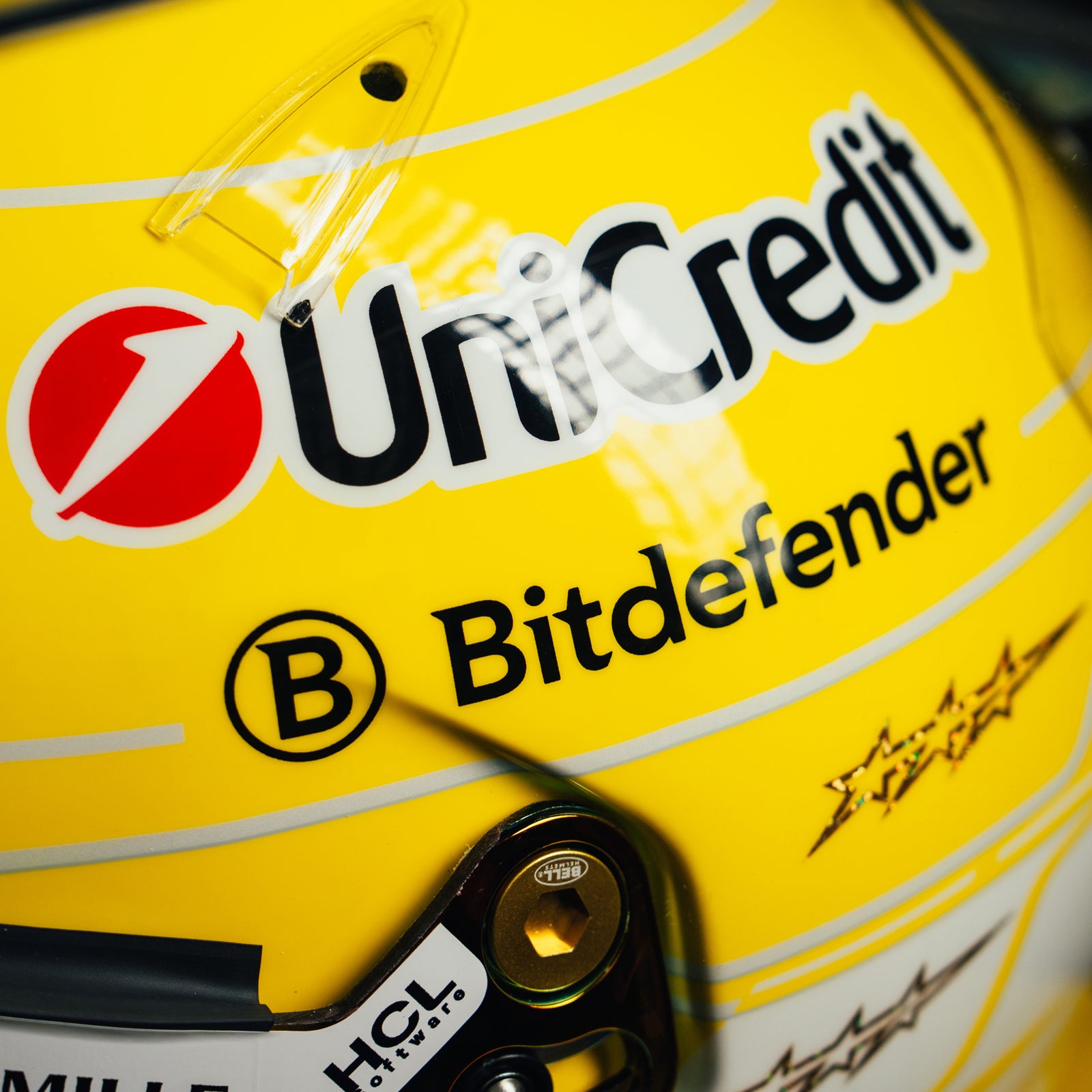 Lewis Hamilton 2025 Ferrari 1:1 Bell Replica Signed Helmet – Italy GP