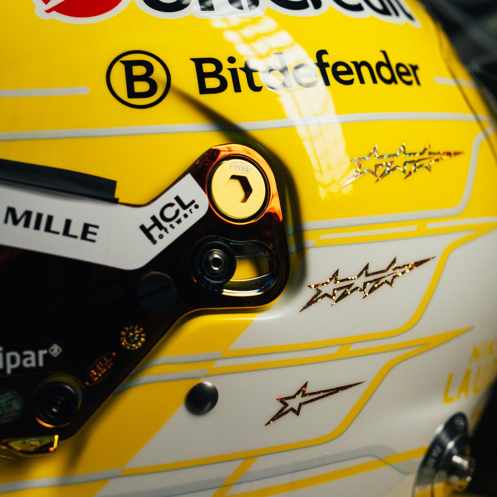 Lewis Hamilton 2025 Ferrari 1:1 Bell Replica Signed Helmet – Italy GP