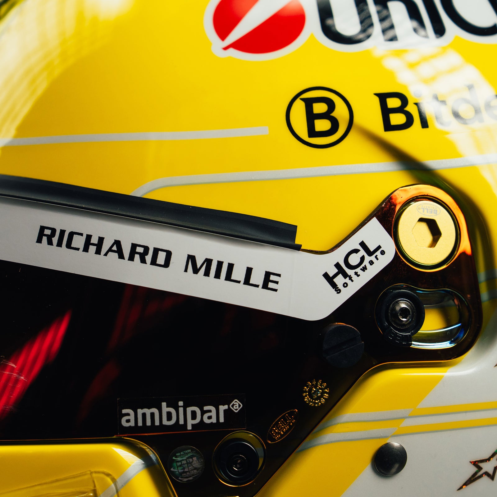 Lewis Hamilton 2025 Ferrari 1:1 Bell Replica Signed Helmet – Italy GP