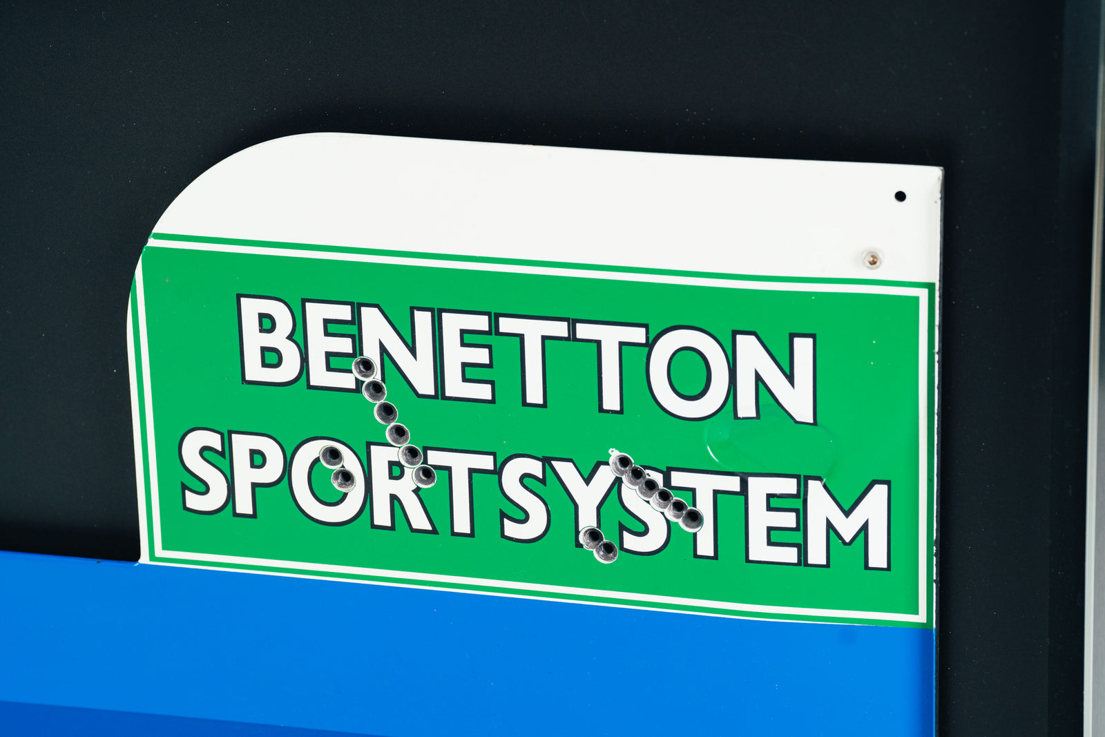 Miami Auction LOT 016 - Michael Schumacher 1995 Benetton B195 Head Rest & Rear Wing Right-Hand Endplate –  Signed Framed