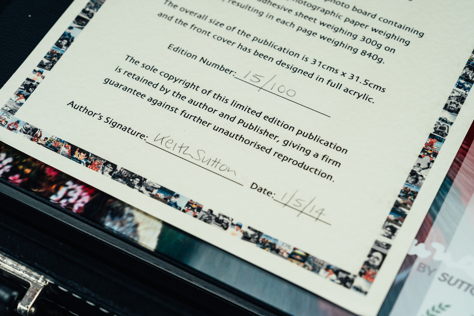 Miami Auction LOT 041 - Senna By Sutton Book