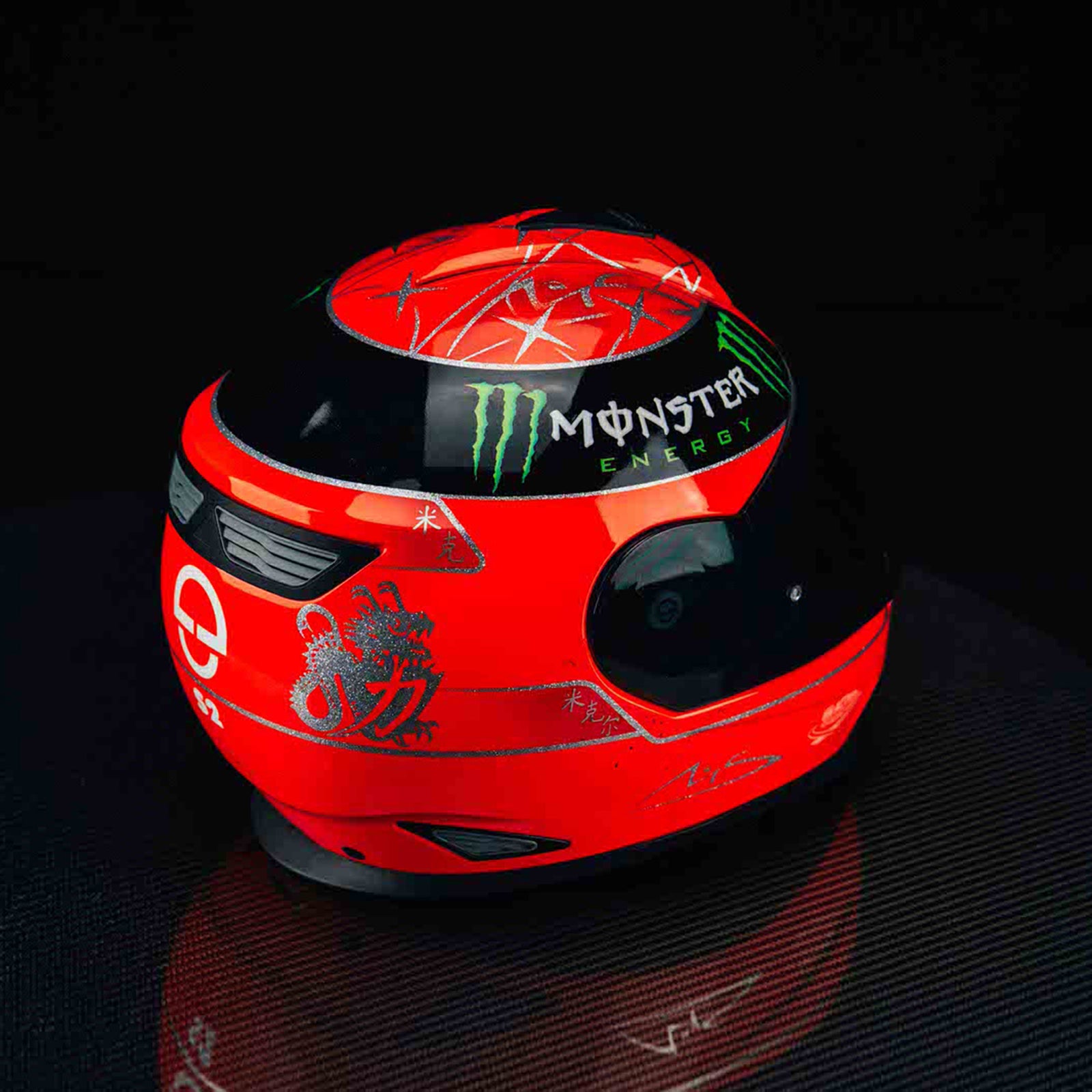 Season Launch LOT 043 – Michael Schumacher 2012 Motorcycle Helmet - Signed COA