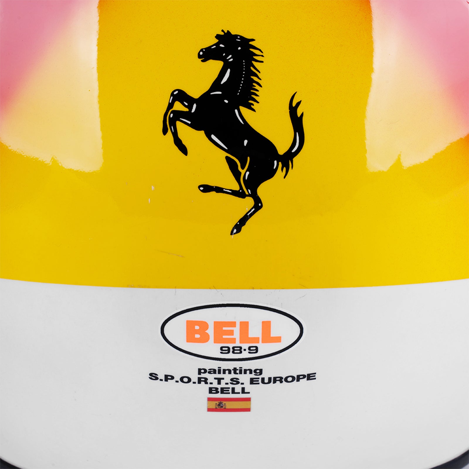 LOT 507 - Michael Schumacher 1998 Barcelona Grand Prix Used Ferrari Helmet