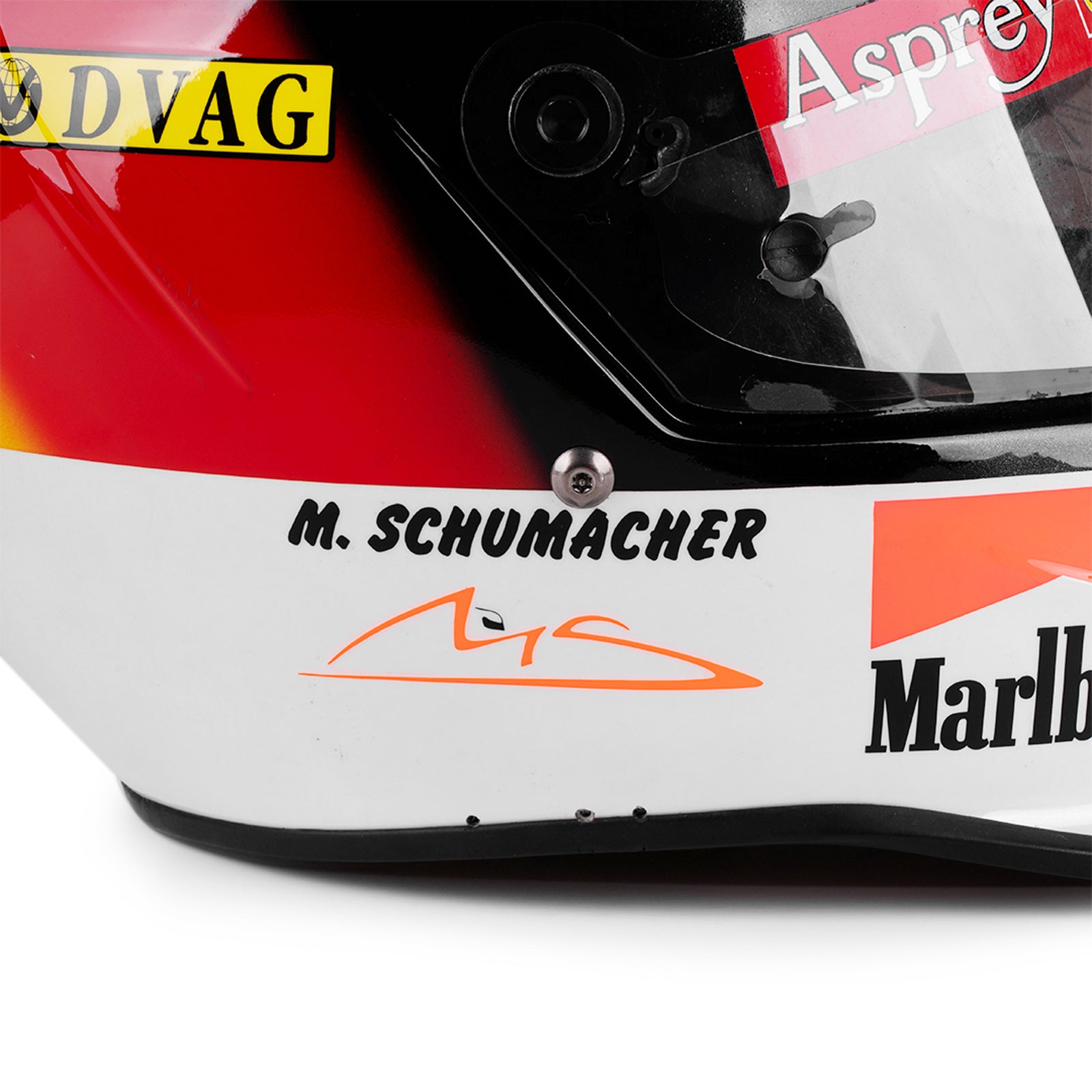 LOT 507 - Michael Schumacher 1998 Barcelona Grand Prix Used Ferrari Helmet