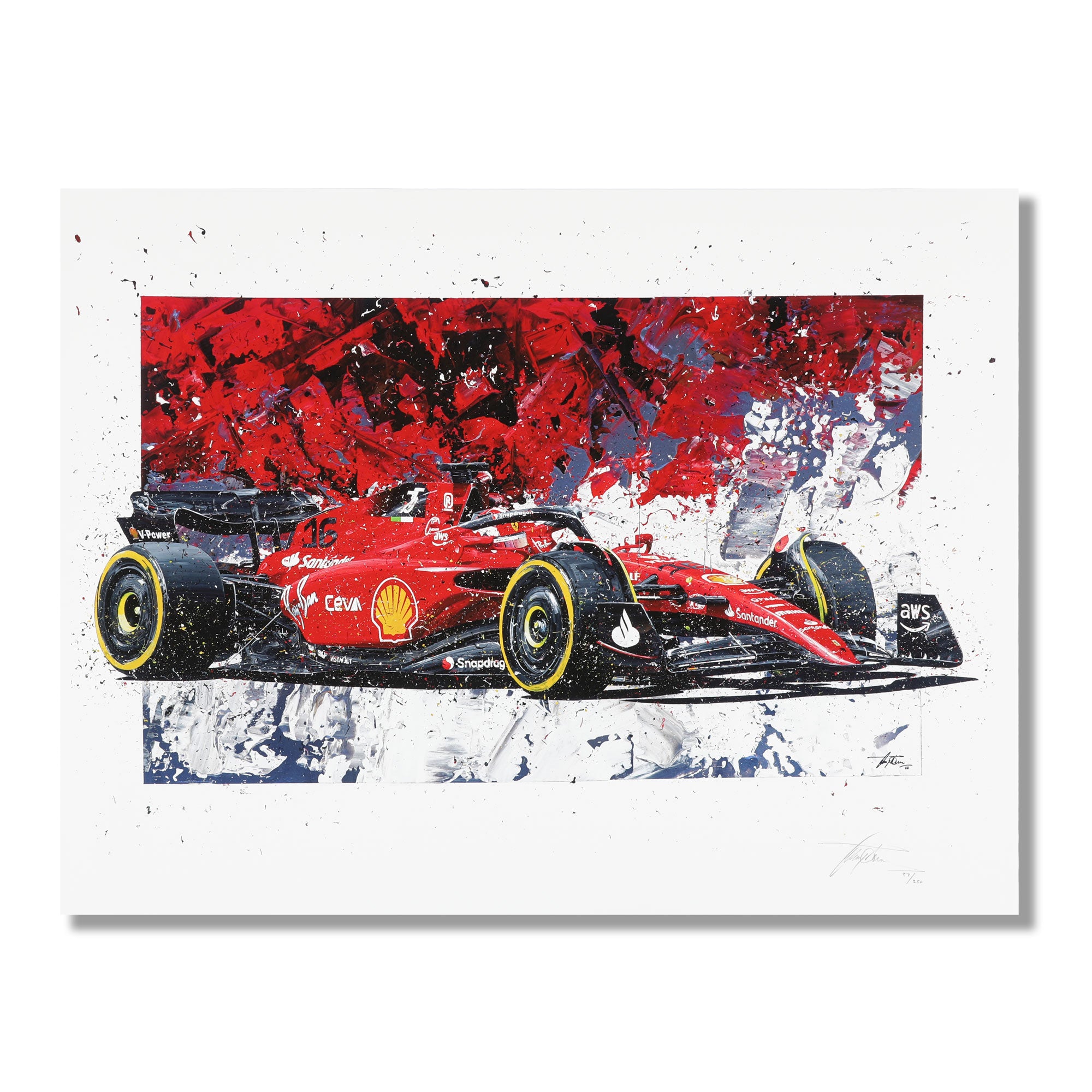 Charles Leclerc 2022 Giclee Print – David Johnson