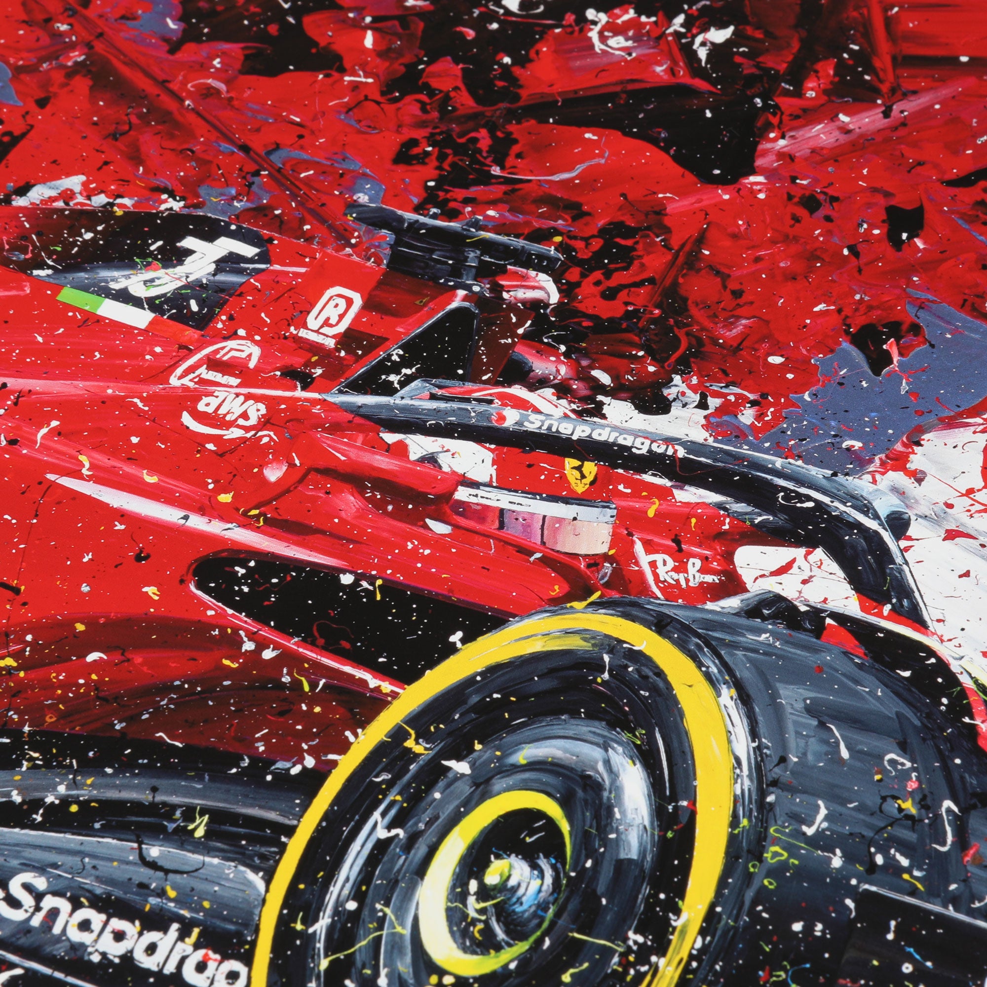 Charles Leclerc 2022 Giclee Print – David Johnson