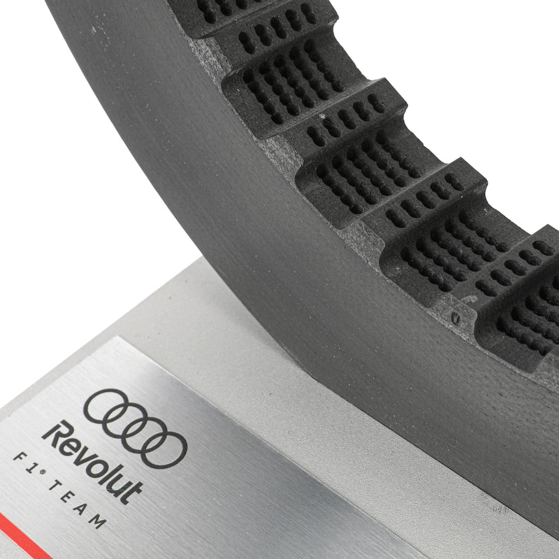 Audi Revolut F1® Team 2026 Dual-Signed Race-Used Front Brake Disc Display