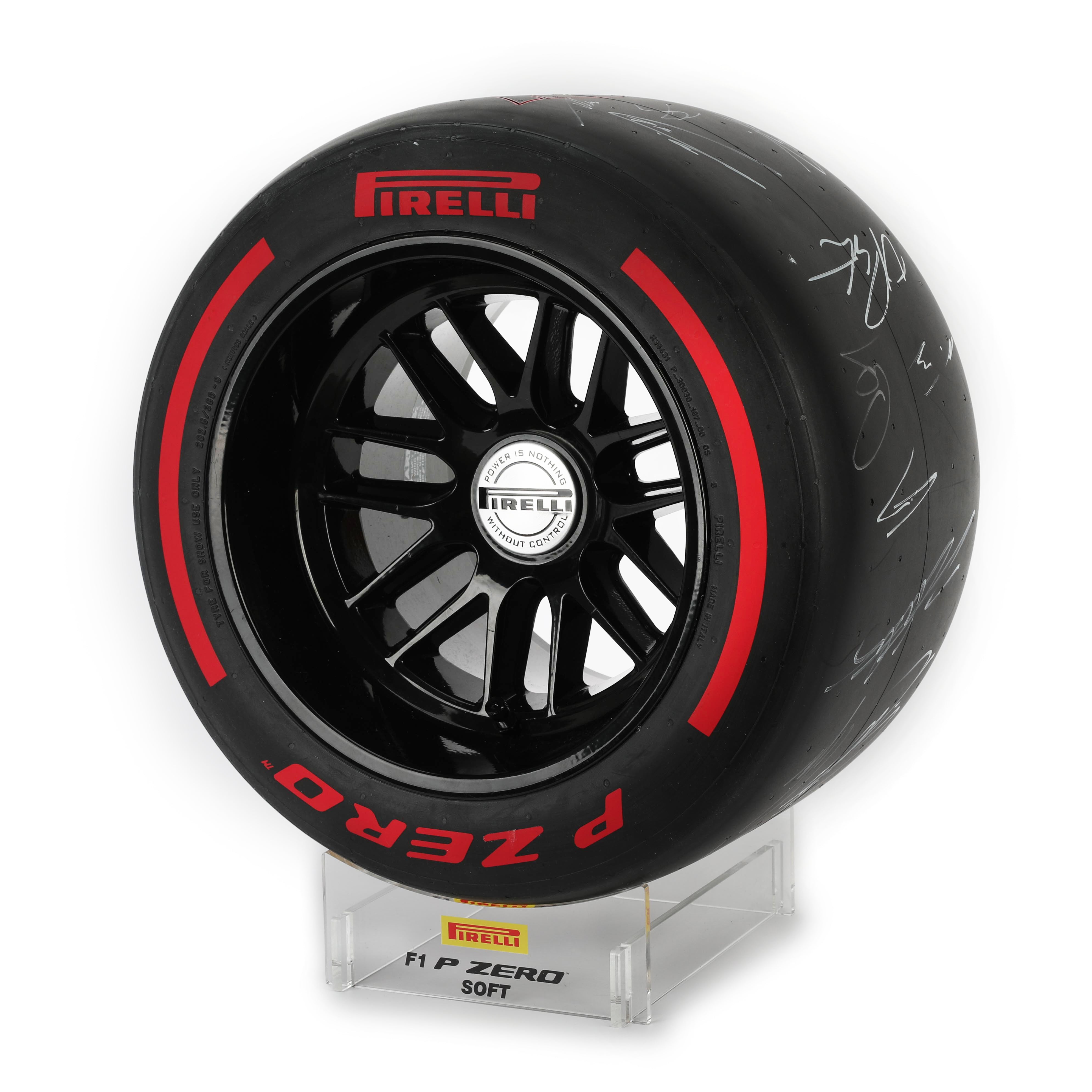 Emilia Romagna Grand Prix Pirelli Pole Position Award Signed By The 20 � F1  Authentics