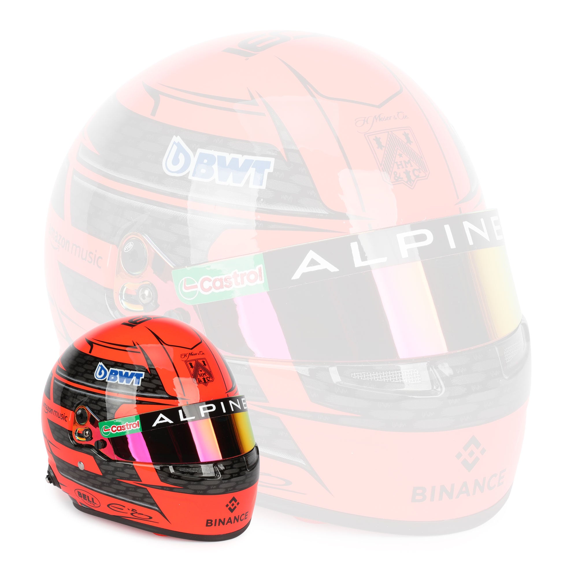 Casque Esteban Ocon 2024 5HF138 Alpine F1 Team helmet Spark 1/5 F1 Formule 1 Casque Esteban Ocon 2024 5HF138 Alpine F1 Team helmet Spark 1/5 F1 Formule 1