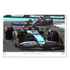 Esteban Ocon 2024 Signed Print – Miami GP