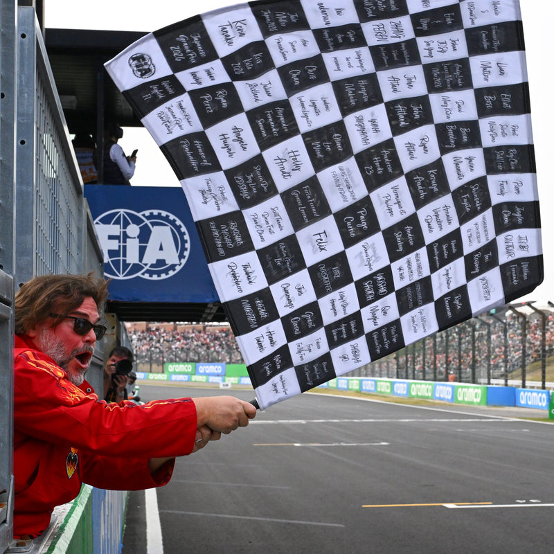 Japanese Grand Prix 2027 personalised F1® chequered flag with your name official Formula 1 memorabilia