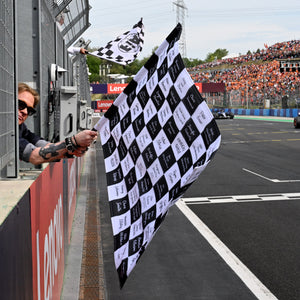 Hungarian Grand Prix 2027 personalised F1® chequered flag with your name official Formula 1 memorabilia