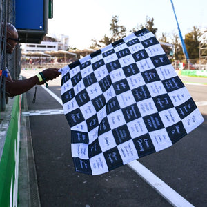 Mexican Grand Prix 2027 personalised F1® chequered flag with your name official Formula 1 memorabilia